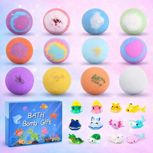 Bath Bombs for Kids with SurpriseSPRINGInside(randomly shaped)